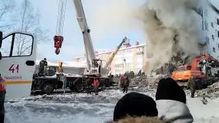 ‼️Explosi&oacute;n en un edificio residencial en Sakhalin.