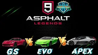 [Touchdrive] Asphalt 9 | APEX AP-O  - A mixture of EVO and GS? | APEX vs EVO vs GS - Comparison |