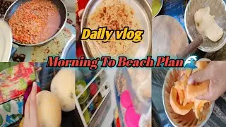🥰Simple Morning Routine 🌸 | Beach Day Plan | Goa Life