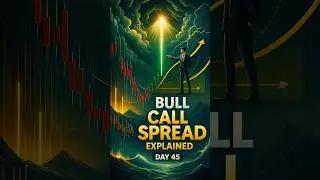Bull Call Spread Strategy Explained | Options Trading | Day 45 #youtubeshorts #stockmarket