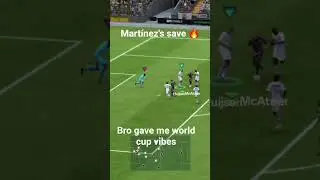 Mart&iacute;nez save 🔥 | #fcmobile #football #save #martinez #goated #fifaworldcup #2022