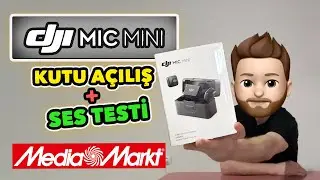 DJI Mic Mini (2 TX + 1 RX + Şarj Kutusu) Mikrofon | SES TESTİ + KURULUM #dji #djimic #djimicmini