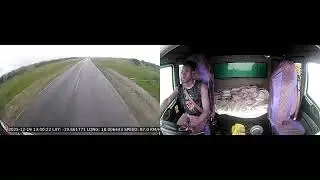 Two truck and a taxi collision on B8 in Namibia