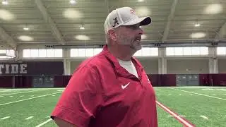 Alabama OL Coach Chris Kapilovic Interview | Bye Week No. 2
