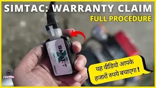 Simtac Smart X Hazard Flasher - Warranty Replacement Claim Full Process & New Unboxing in Hindi