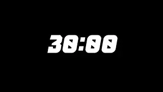 30 Minute Study Timer with Tick Tock Sound 🕰️ | Study & Work