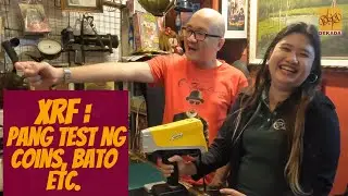 XRF Tester Para Sa Coins, Gold, Silver, Bato, Meteorite, etc. (Dekada Collectibles Show S3 E6)