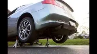2005 G35 coupe with test pipes, HR y-pipe, stock catback