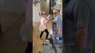Dad's the BEST ATM!  Hilarious Cash Machine Makes Daughter's Day