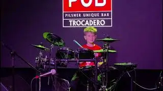 7 years old Rock Drummer. Drum Cover