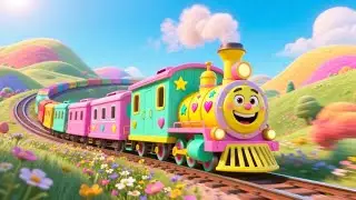 Train Choo Choo Song 🚂🎶 | Fun Train Ride Song for Kids | Nursery Rhymes & Toddler Songs