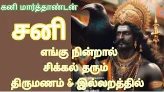 சனி எங்கு நின்றால் திருமணம் & திருமண வாழ்க்கை பிரச்சினை தரும் 