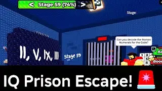 STAGE 59 in IQ PRISON ESCAPE Walkthrough [HOW TO BEAT STAGE 59 Iq Prison Escape Roblox]