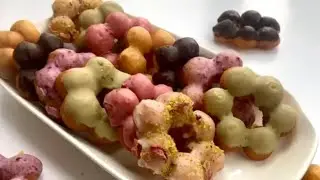 Easy Mochi Donuts in Six Flavors | Gluten-free Mochi Donuts | No Yeast Chewy Mochi Donuts