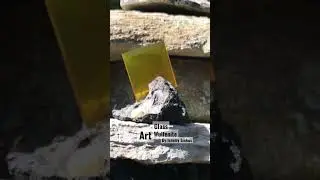 Art Glass Wulfenite by Jeremy Sinkus