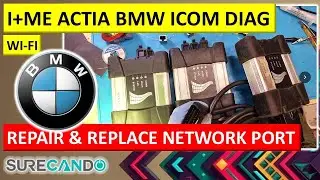 Fixing Broken Network Jack on ACTIA BMW ICOM Interface - Complete Repair