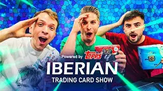 WE OPENED BOXES AT THE IBERIAN CARD SHOW AND I GET AN AUTOGRAPH FROM A SUPER LEGEND!!!