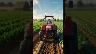 Family Driving Tractor with Cute Blonde Girl 🚜 | Ultra Realistic Farm Adventure