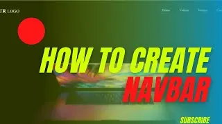 كيفية انشاء navbar | how to make navbar in html and css