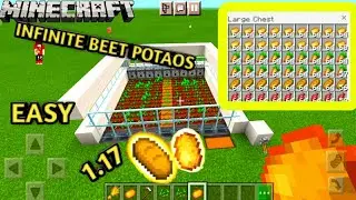 minecraft 2 farm beetroot and potato 1.17 | minecraft automatic beetroot farm |minecraft potato farm