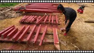 Refreshing Wood & Painting Details | Restoring a Hand-Built Log Cabin
