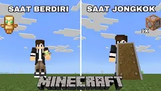 TOTEM Jadi SHIELD Saat Jongkok di Minecraft??!!  Auto Keren & Realistis!!!