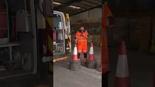 Moving a Stack of Cones - Manual Handling
