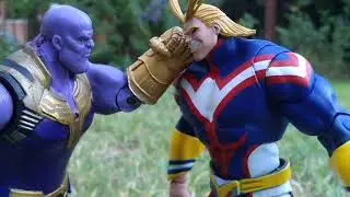 All Might vs Thanos: BALANCE over PEACE | Stop-Motion Animation