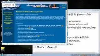 How To Use And Download WinACE To Extract Files
