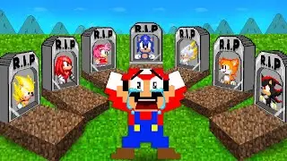 Mario R.I.P All Team: Sorry Sonic, Amy Rose, Tails, Shadow, Knuckles, ...Please Comeback!!
