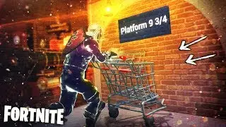 WHERE WILL 'PLATFORM 9 3/4' TAKE US? (..Hogwarts?) | Fortnite Pt.58 [Season 10] Harry Potter Mystery