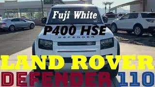2020 Land Rover Defender 110  |  Fuji White  |  P400 HSE  | Mild-Hybrid Turbocharged | First Edition