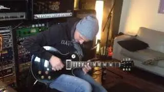 Oswin Ottl recording Guitar Solo 