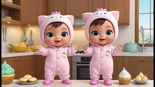 Baby Cat&rsquo;s New Year Kitchen Fun | Cooking Cartoon for Kids | Cute Animal Animation