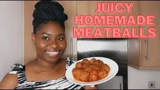 EASY MEATBALL RECIPE | HOMEMADE MEATBALL RECIPE | IamSarine