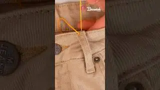 Belt loop sewing hack #belt #sewing #hack