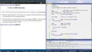 11.10 Flat memory model, stack, const, data and code segments