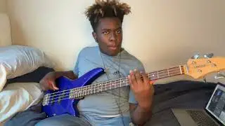 Stevie Wonder's Groove - I Wish Bass Cover by 14 year old Kuriouskylon