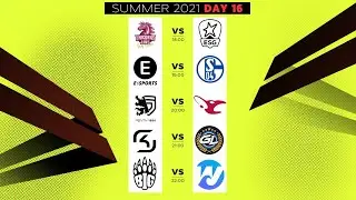 Prime League Summer Split 2021 - Pro Division - Tag 16