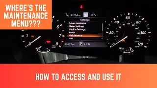 Меню технического обслуживания Nissan Frontier 2022+: полное руководство по поиску этого скрытого...