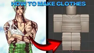 How To Make Roblox Anime Clothes in Blender (Tutorial)