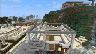 Minecraft: Давайте построим: Дом мастера 25x25, часть 1