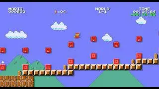 Super Mario Bros Remastered (1.0.0) /// You vs. Boo, SMB 1-1 /// 29.40