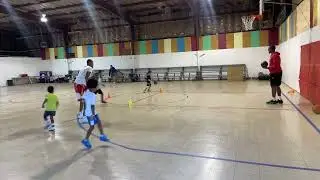 First basketball practice of the season! Limitless Xposure Baksetball (5 years old)