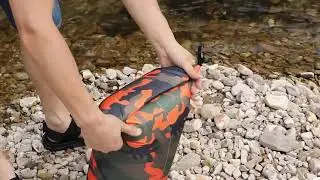 MARJAQE 2/5/10/15/20L Waterproof Backpack Dry Bag with Comfortable Black Padded