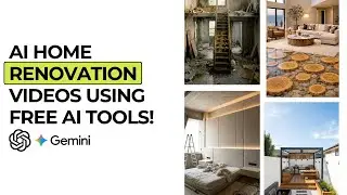How to Make Viral Ai Home Renovation videos Using FREE AI Tools | Step-by-Step Tutorial