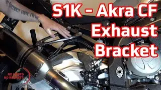 Akrapovic CARBON FIBER Motorcycle Exhaust BRACKET - BMW S1000RR Custom Modification