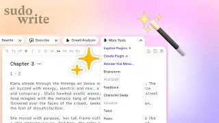 Sudowrite's Magical Custom Writing Tools