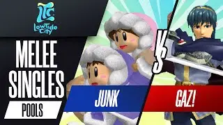 Junk vs Gaz! - Pools Melee Singles - Low Tide City | Ice Climbers vs Marth