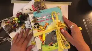 (SOLD) Little Golden Book Journal-Winnie the Pooh Eeyore be Happy